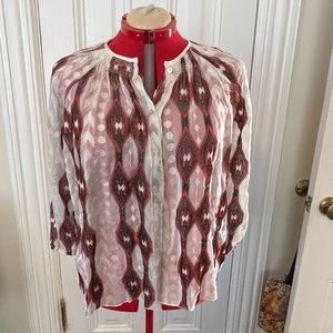 Line & Dot - from Anthropologie - Blouse with embroidered details.